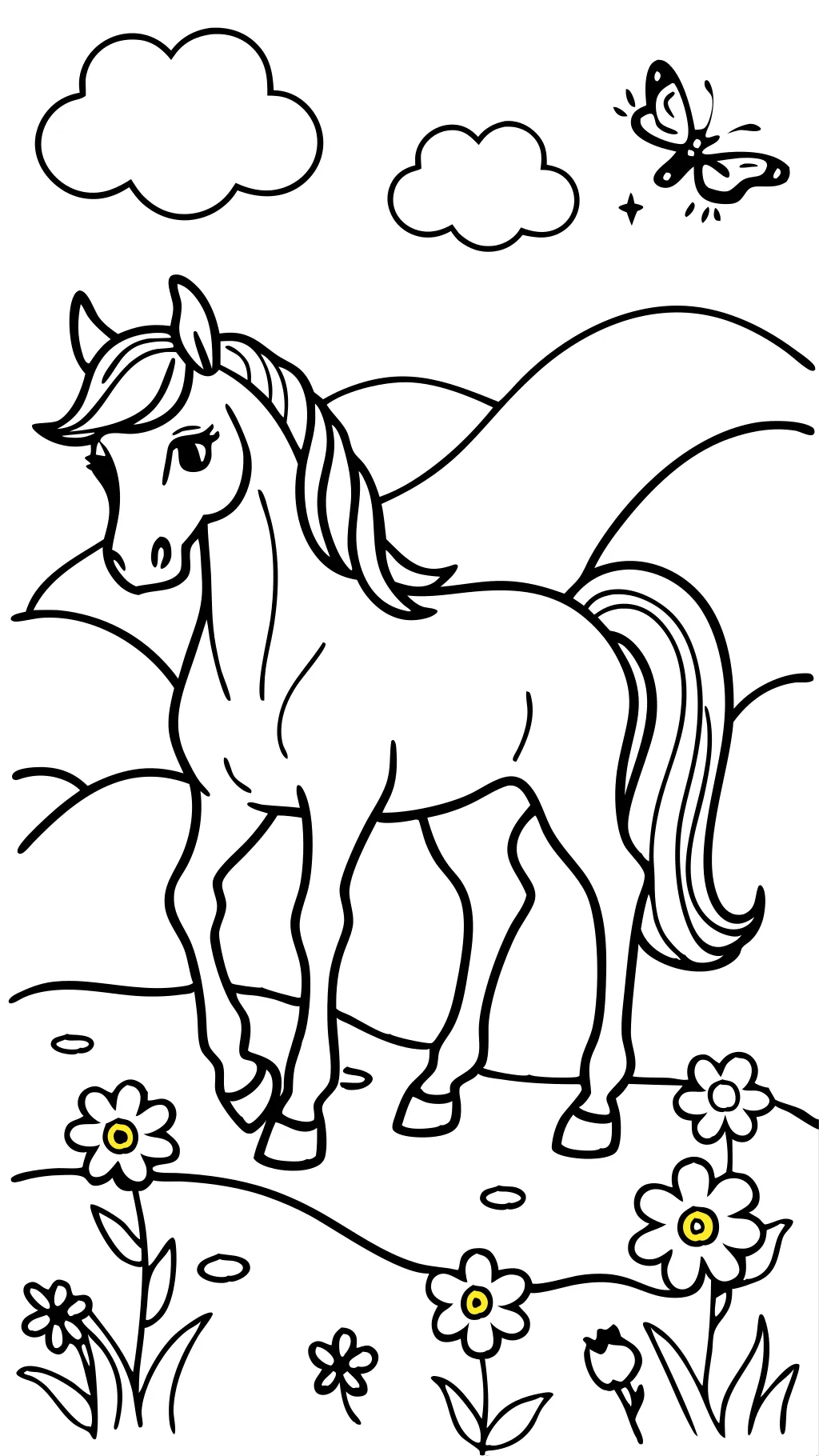 coloriages de chevaux imprimables gratuitement